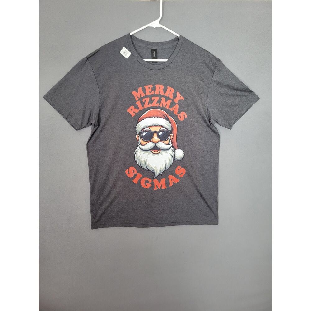 Merry Rizzmas Shirt Sigmas Gen-Alpha T-Shirt Mens Large